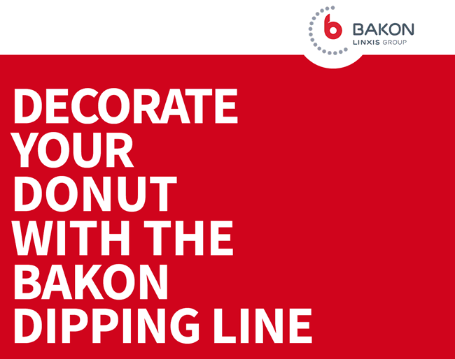 Decorate your donut with the BAKON Dipping Line